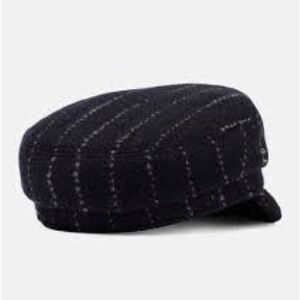 New Isabel Marant Evie Wool-tweed Cap Gray Newsboy Sz 57 MSRP $385